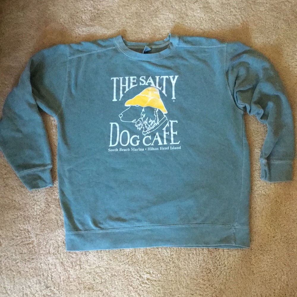 Salty Dog Crewneck Sweatshirt (Green/Large)
